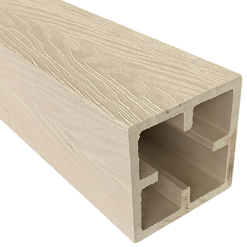 Столб опорный 3D Nextwood 120х120х3000 White