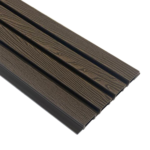 Фасадная реечная панель NEXTWOOD 3D 219х26х3000 Brown