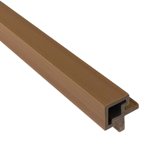Угловой профиль TimberTex 45х45х4000 (для стеновой панели co-extrusion) Тик микс
