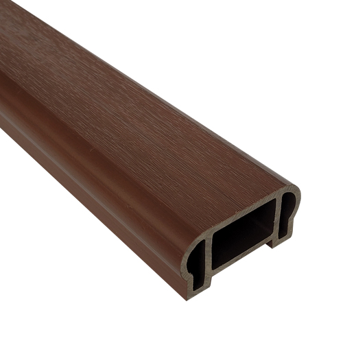 Перила Woodvex Select Mahogany co-extrusion фигурные 95х50х3000