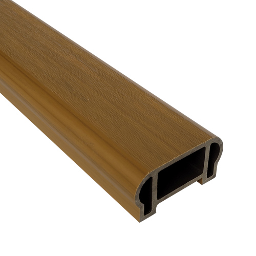Перила Woodvex Select Teak co-extrusion фигурные 95х50х3000